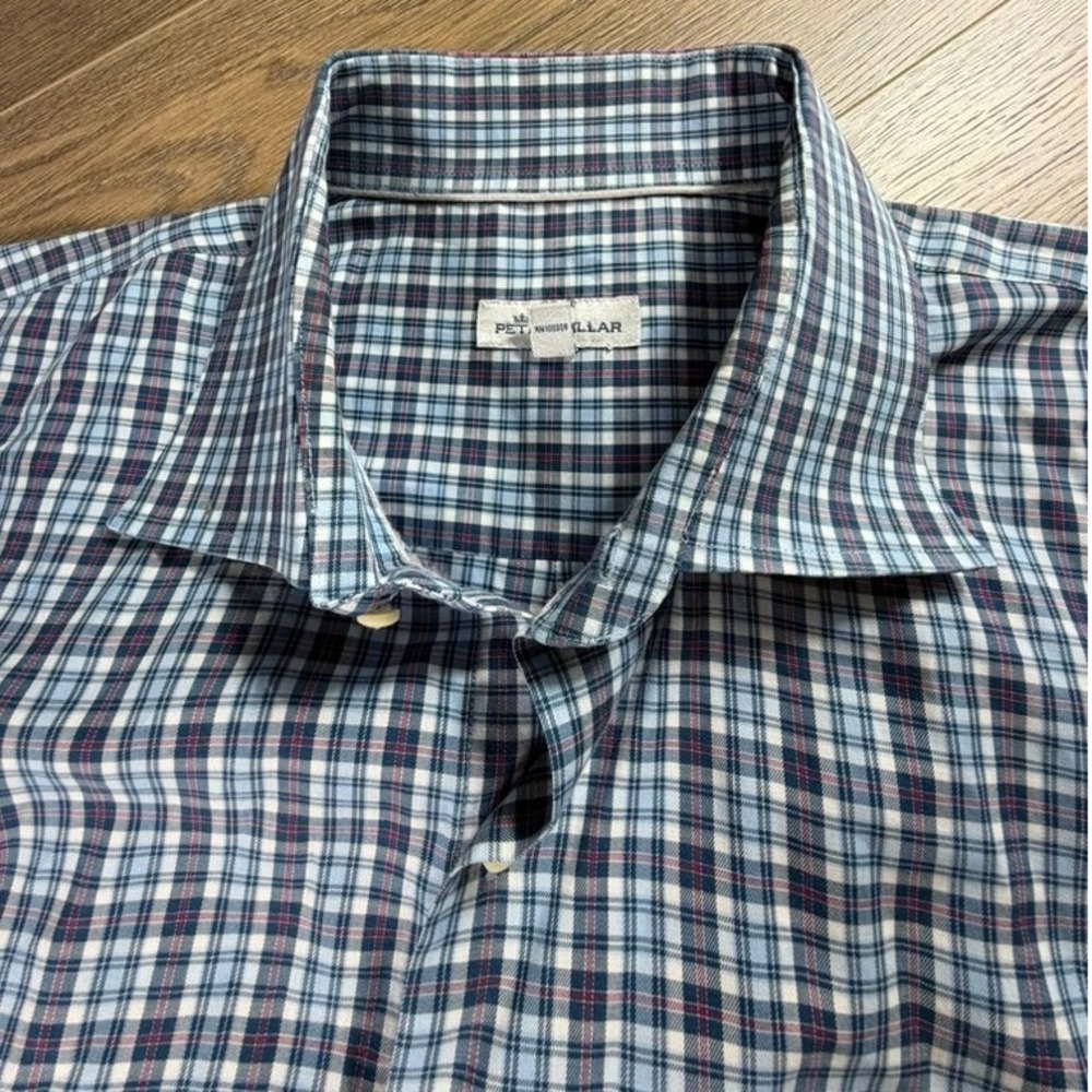 Peter Millar Men's Crown Soft Andre Sport Shirt Size XXL Plaid Preppy Fall